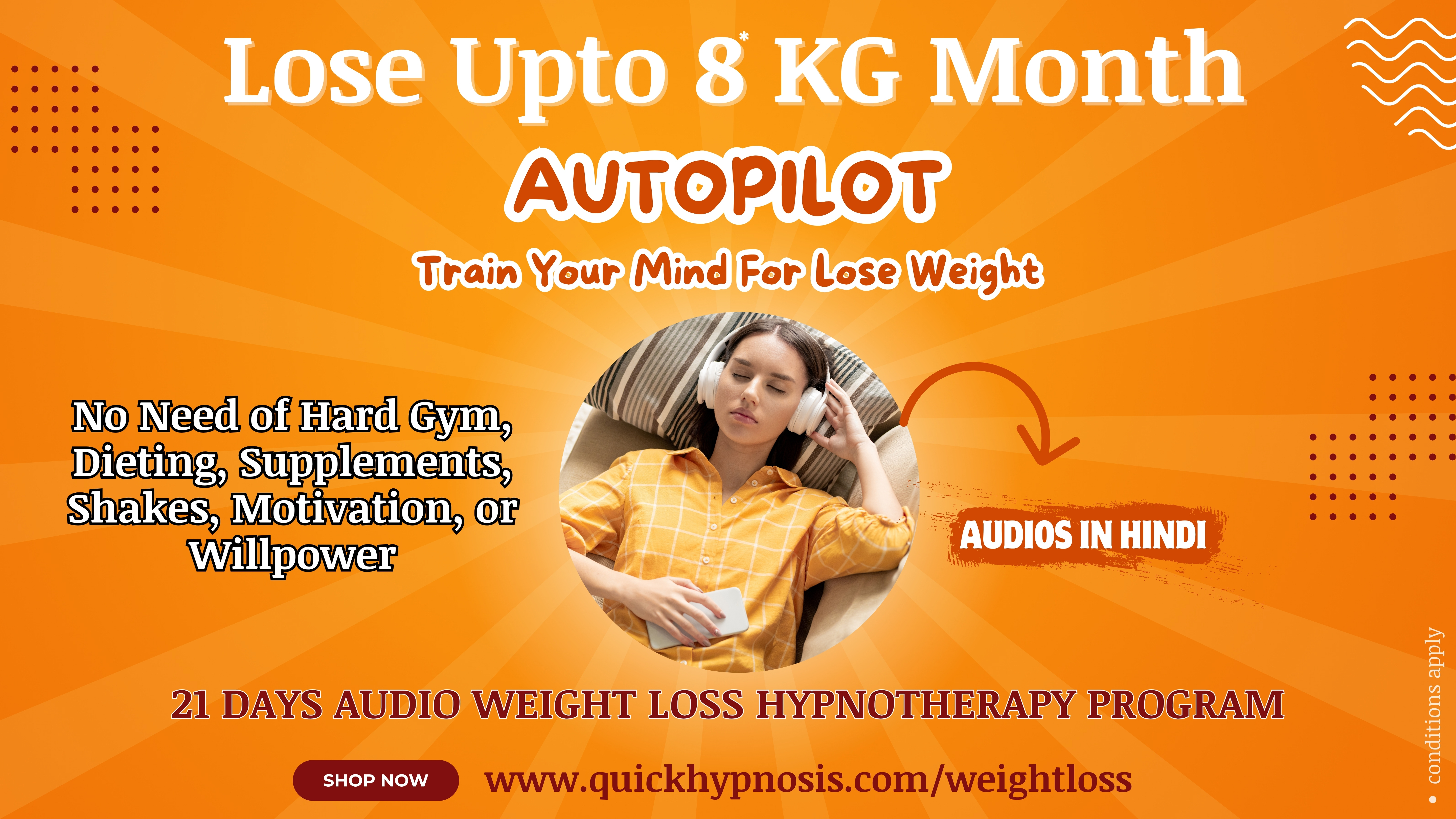 21-Day Audio Weight Loss Hypnosis Program
